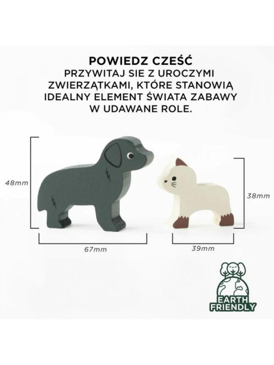 Mebelki do domku dla lalek Zestaw zwierzątek Le Toy Van