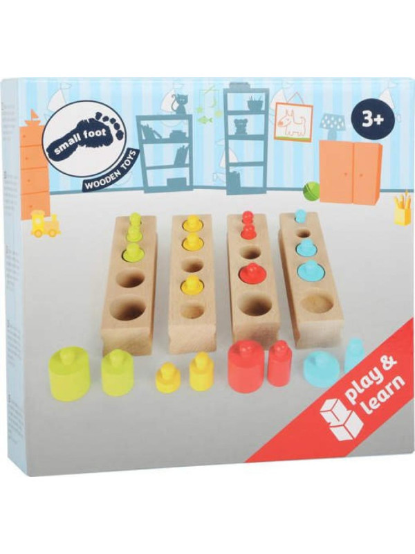 Sorter  dla dzieci - układanka , dopasuj kształt , zabawka montessori  small foot design - drewniany sorter dla 3 latka