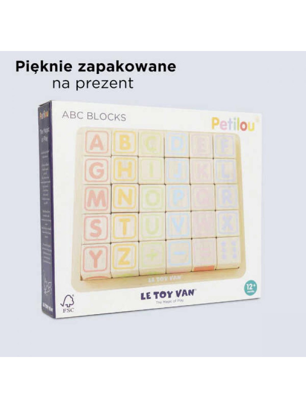 ABC Drewniane klocki z literami Le Toy Van