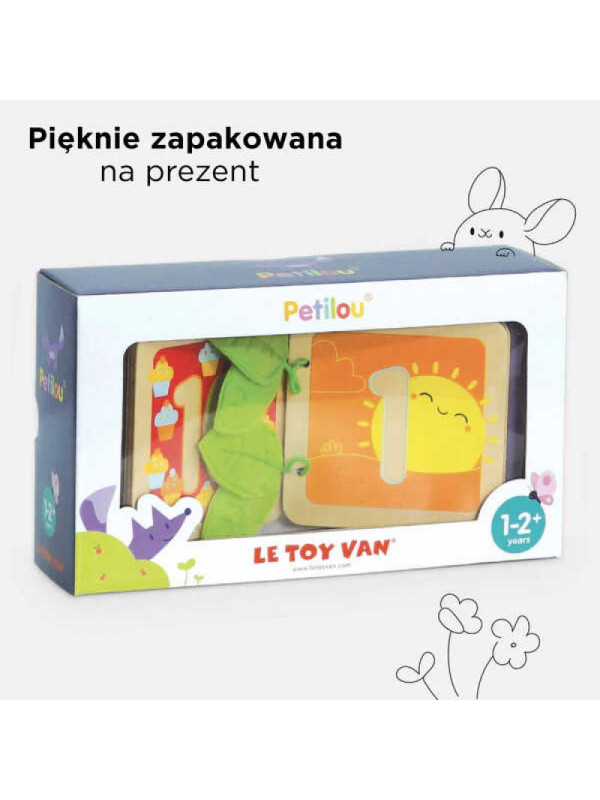 Drewniana książeczka z liczbami Le Toy Van