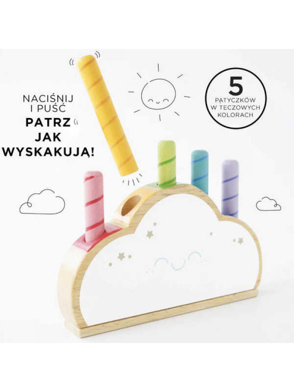 Chmurka z wyskakującymi patyczkami Le Toy Van