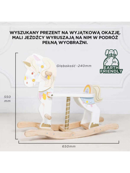 Konik na biegunach Jednorożec Le Toy Van