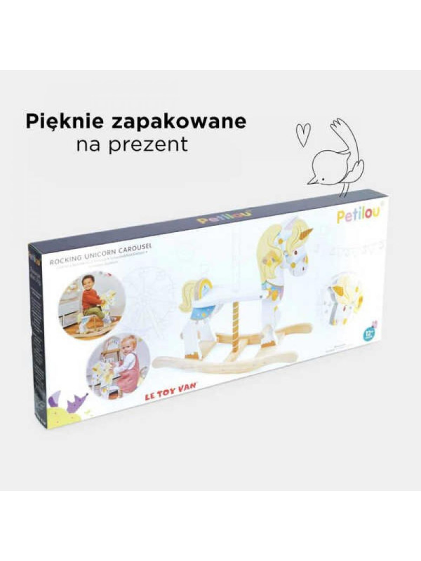 Konik na biegunach Jednorożec Le Toy Van