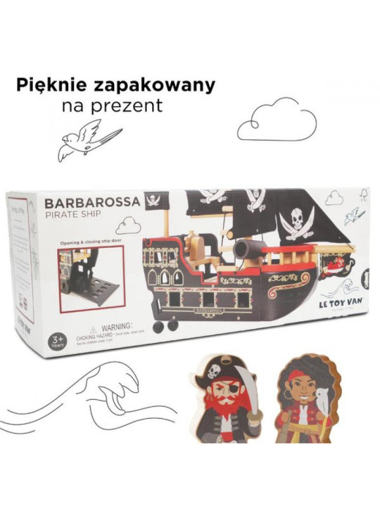 Statek piracki drewniany Barbarossa Le Toy Van