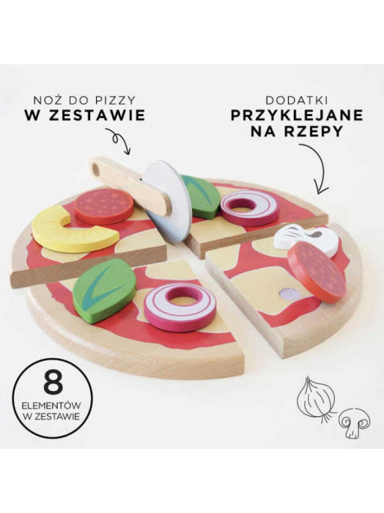 Pizza drewniana z dodatkami Le Toy Van