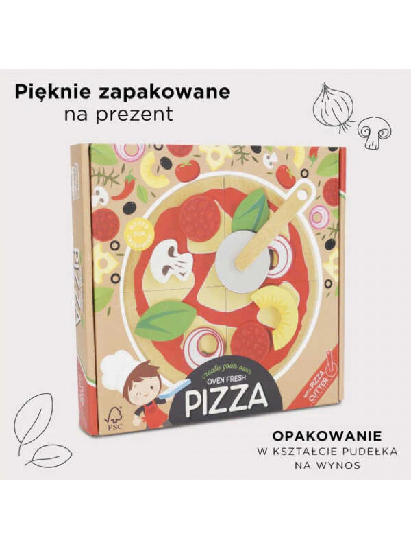 Pizza drewniana z dodatkami Le Toy Van