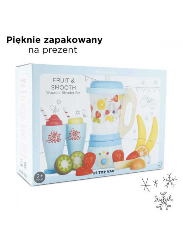 Drewniany blender z owocami na rzepy  „Fruit & Smooth” Le Toy Van