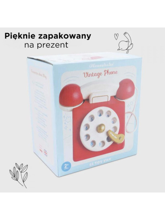 Drewniany telefon Vintage Le Toy Van