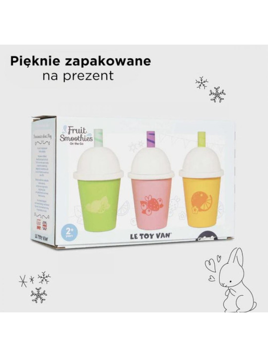 Smoothie i sok z litego drewna – 3 sztuki Le Toy Van