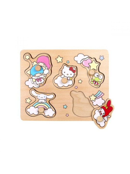 Puzzle z uchwytami Hello Kitty