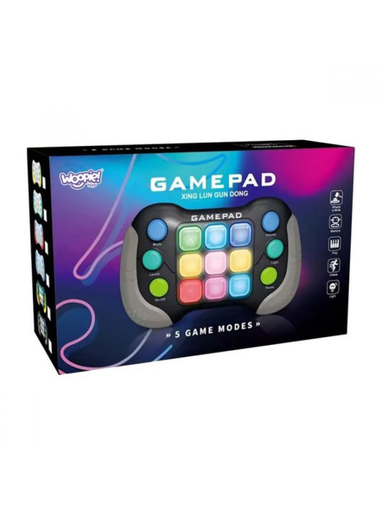 WOOPIE Elektroniczna Gra Zręcznościowa Pop-It Fidget Toy Gamepad