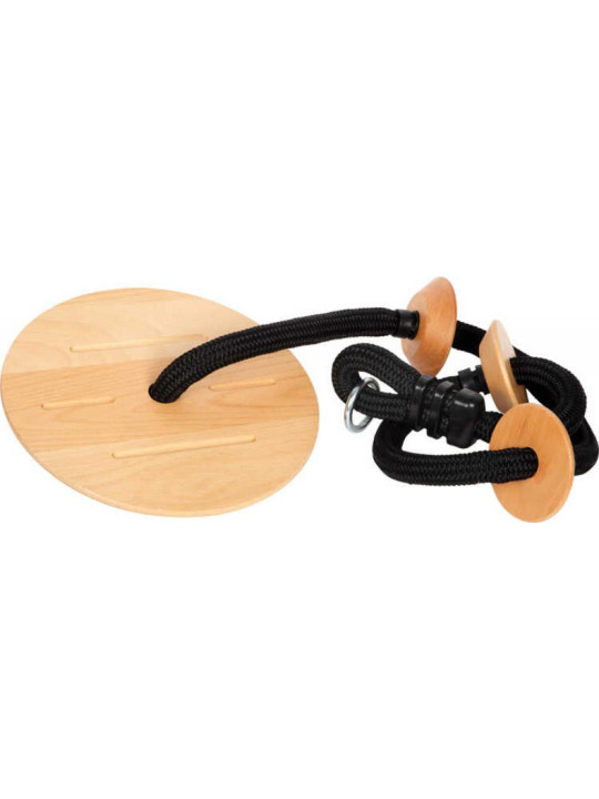 Disc Swing with Climbing Rope "Black Line"