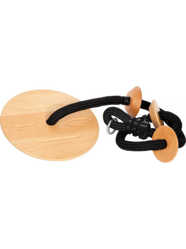 Disc Swing with Climbing Rope "Black Line"