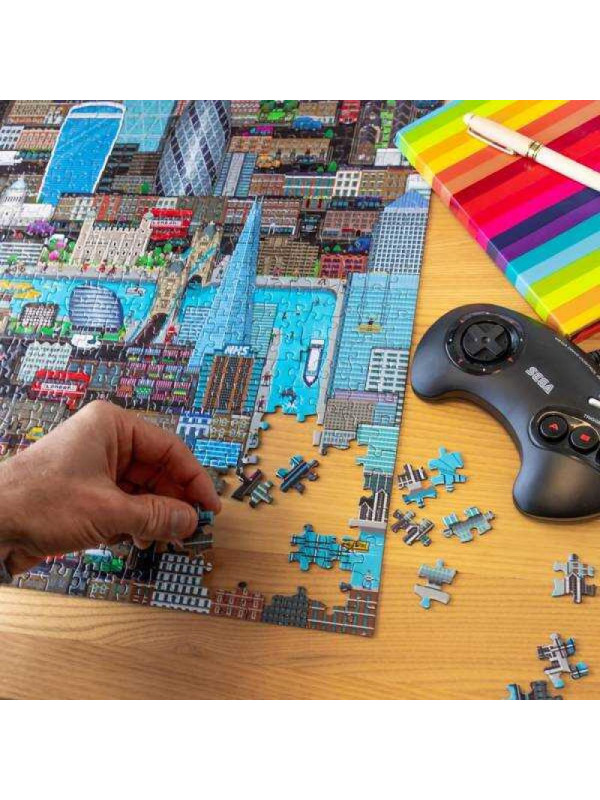 Puzzle sensoryczne dla 6 latków 8 BIT - Bopster Nowy Jork 500 el