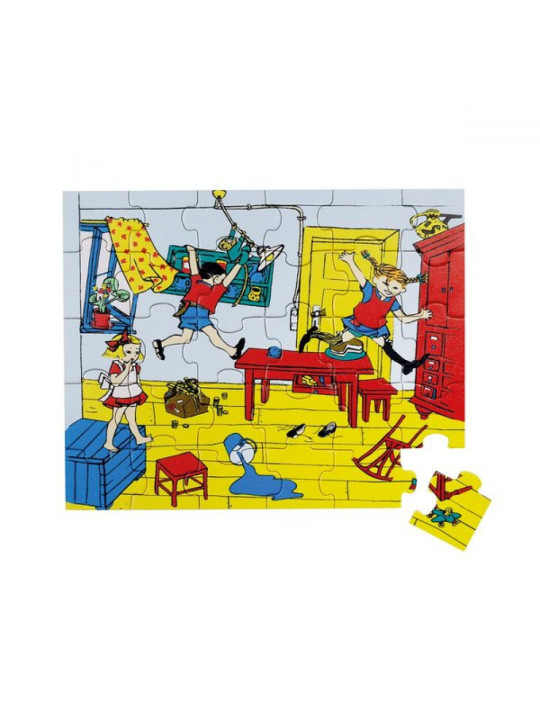 Drewniane puzzle 30 szt. Pippi