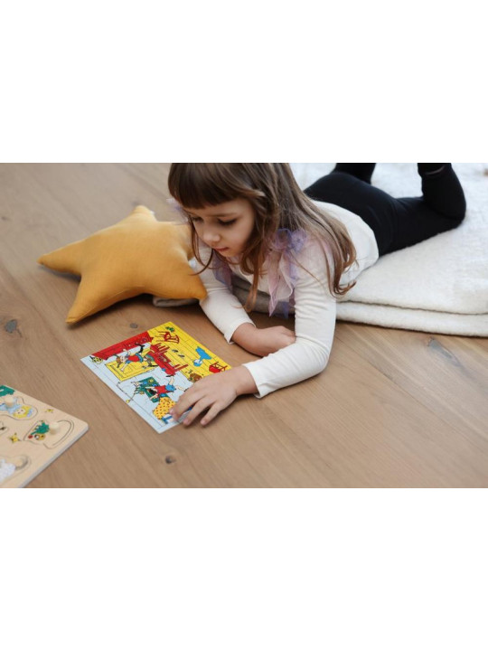 Drewniane puzzle 30 szt. Pippi