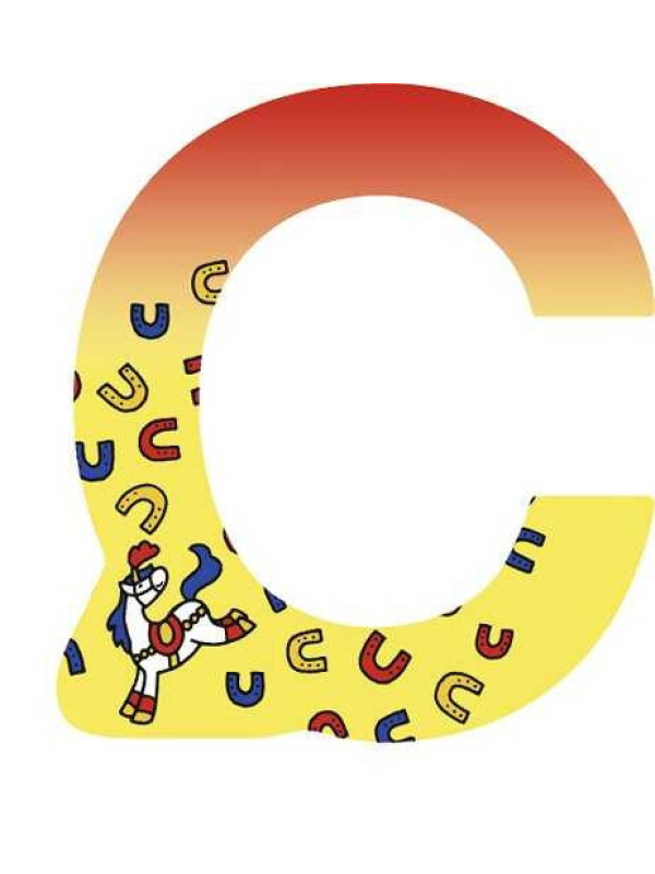 Letter C - set of 6