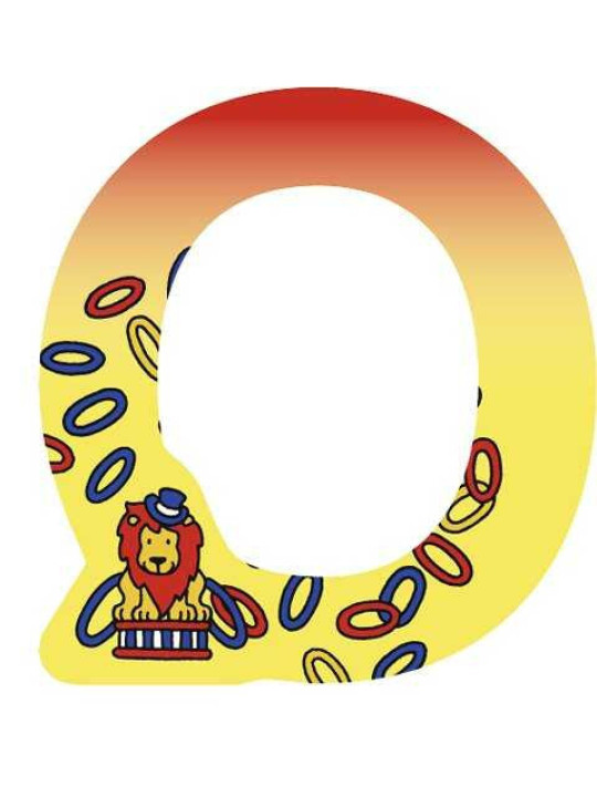 Letter O - set of 6