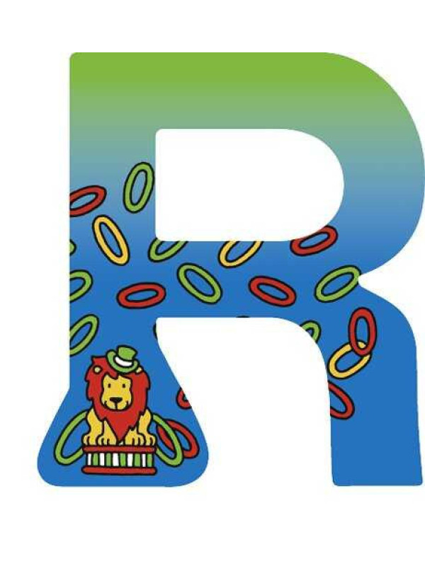 Letter R - set of 6