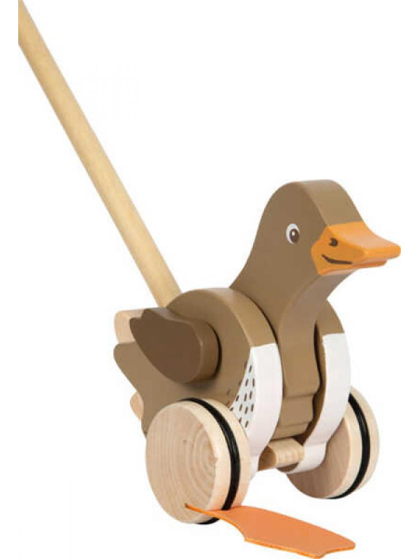 Push-Along Duck with Moving Head