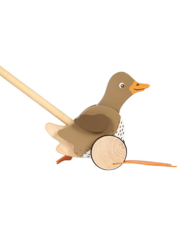 Push-Along Duck with Moving Head