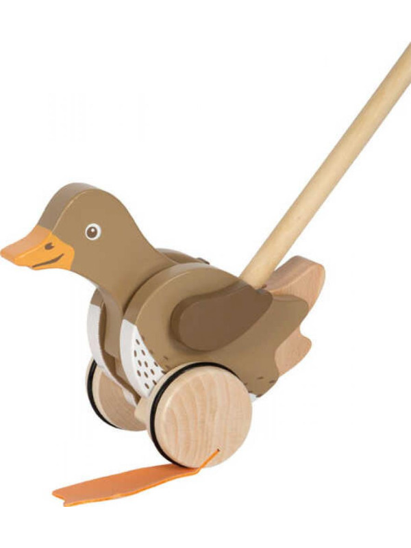 Push-Along Duck with Moving Head