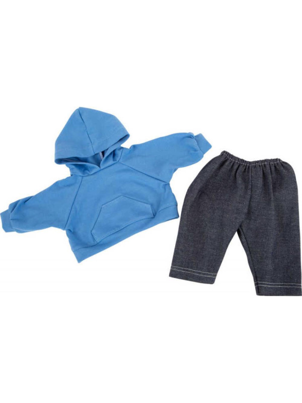 Doll's Clothes Hooded Sweatshirt and Trousers