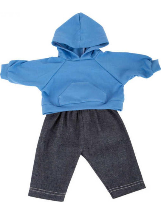 Doll's Clothes Hooded Sweatshirt and Trousers