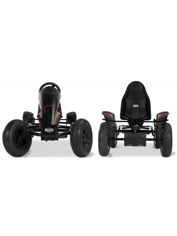 BERG Gokart na Pedały XL Black Edition BFR Pompowane Koła od 5/6 lat do 100 kg