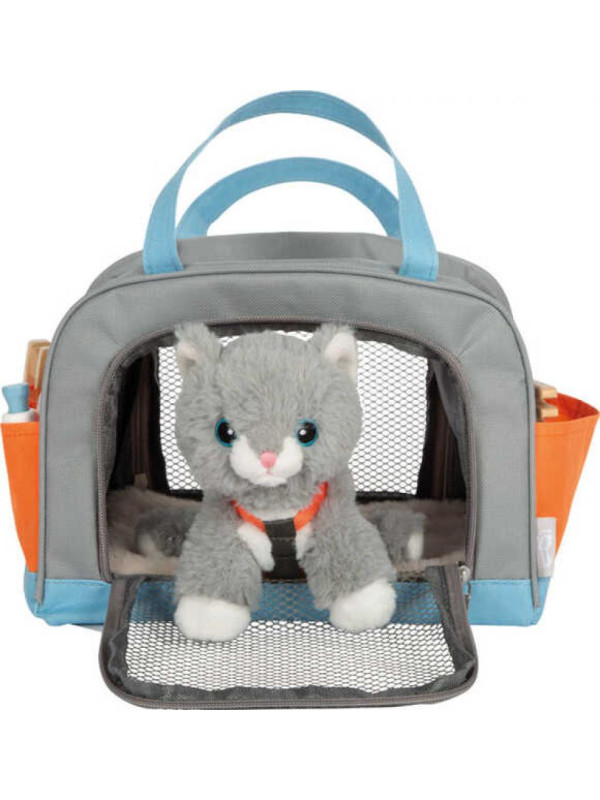 Cat with Carry Bag and Care Set