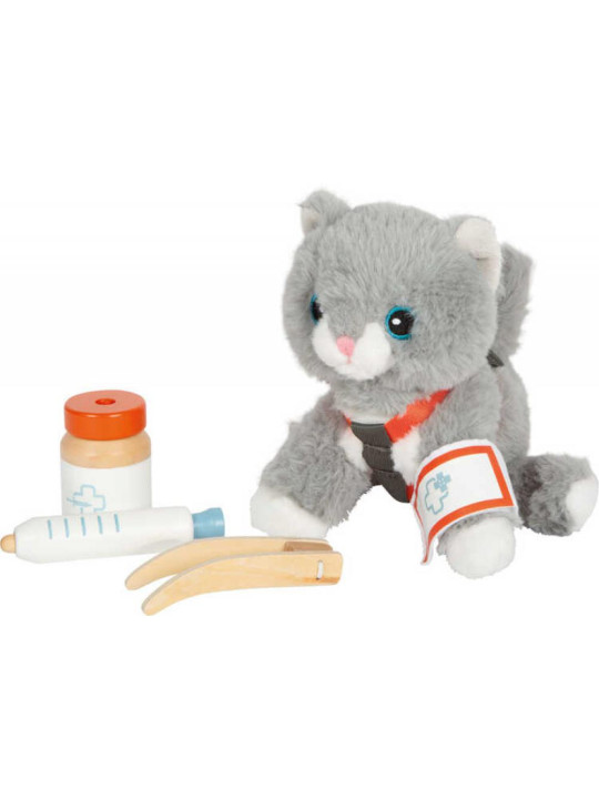 Cat with Carry Bag and Care Set