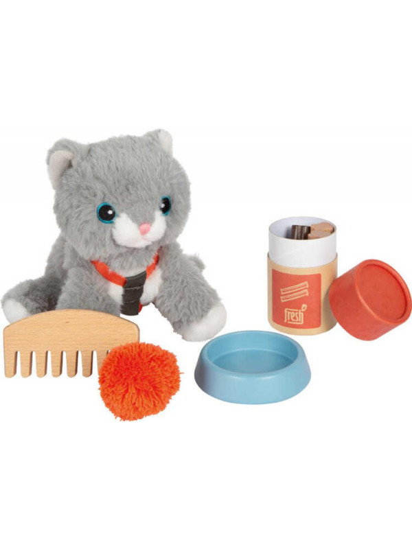 Cat with Carry Bag and Care Set