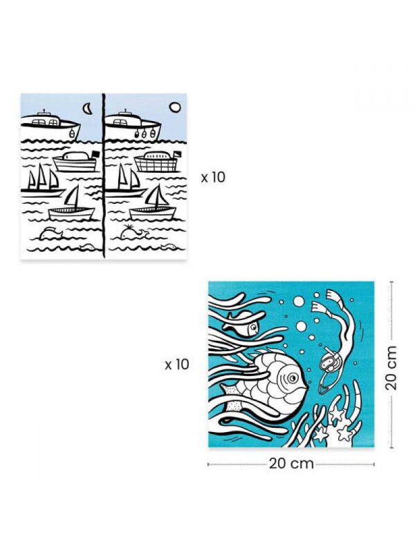 Kolorowanki z grami OCEAN DJ00051