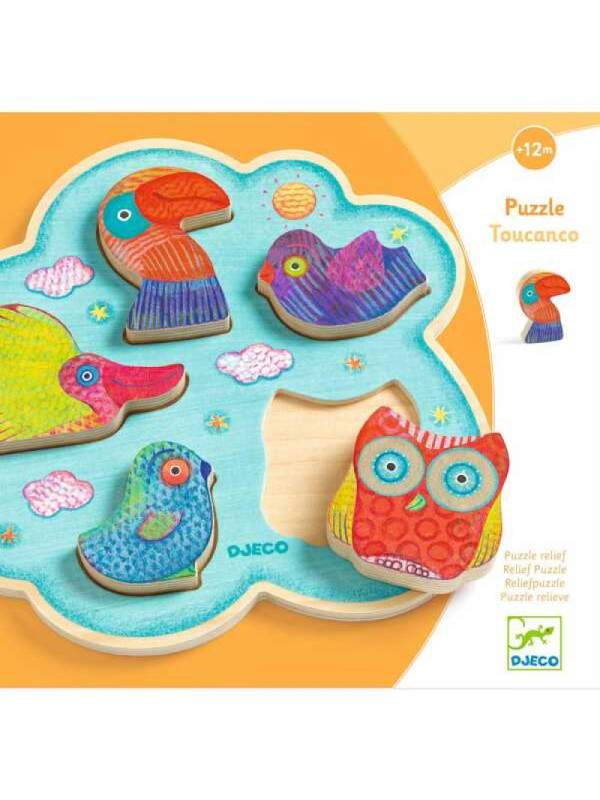 Drewniane puzzle TOUCANCO DJ01067