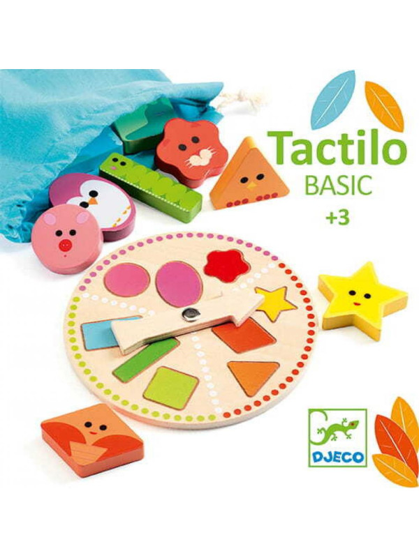 Drewniana gra lotto TACTILO BASIC DJ06214