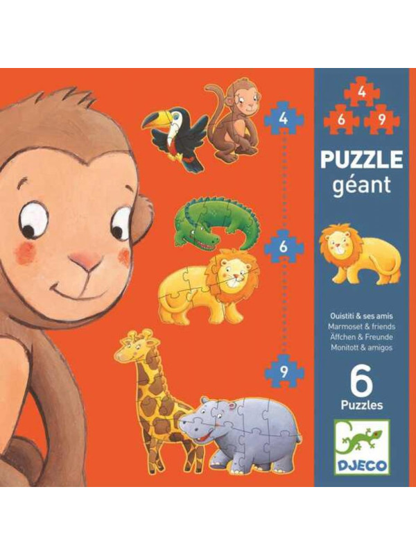 Puzzle gigant Marmoset i przyjaciele DJ07114