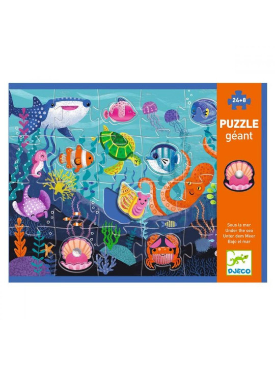 Puzzle gigant PODWODNY ŚWIAT 32 elem. DJ07166