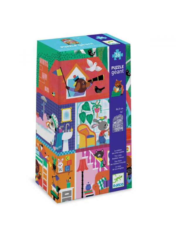 Puzzle gigant DOMEK MAŁYCH PRZYJACIÓŁ DJ07169