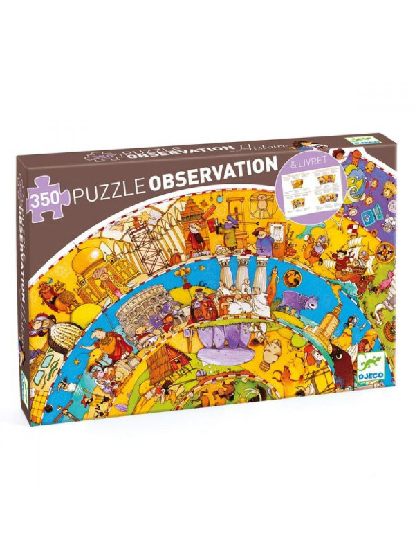 Puzzle na okragło Historia Świata DJ07470