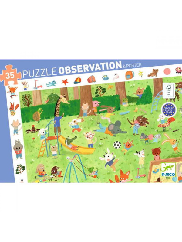 Puzzle obserwacja OGRÓD MAŁYCH PRZYJACIÓŁ  DJ07596