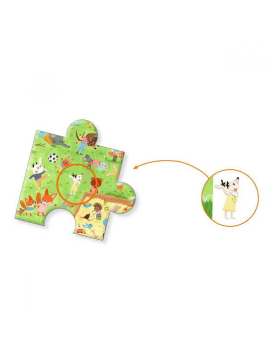 Puzzle obserwacja OGRÓD MAŁYCH PRZYJACIÓŁ  DJ07596