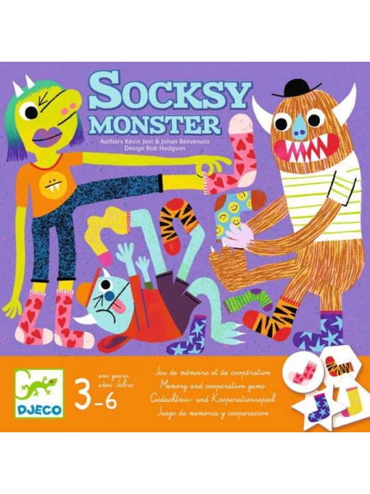 Gra planszowa SOCKSY MONSTER DJ08526