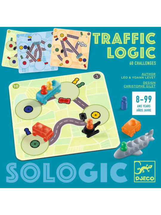 Gra logiczna TRAFFIC LOGIC DJ08585 