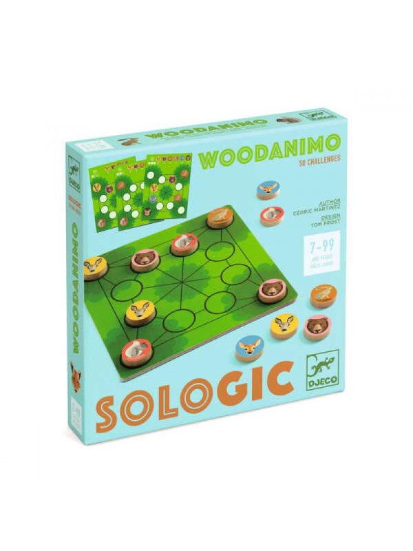 Gra logiczna SoLogic WOODANIMO DJ08587