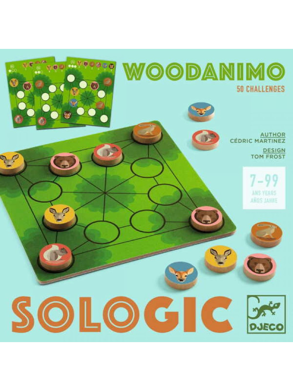 Gra logiczna SoLogic WOODANIMO DJ08587