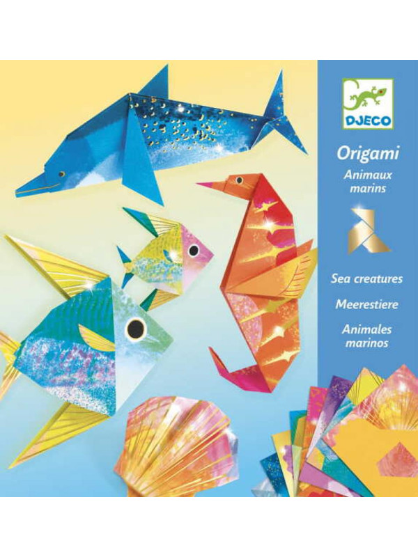 Origami MORSKIE ZWIERZĘTA (metaliczne)  DJ08755