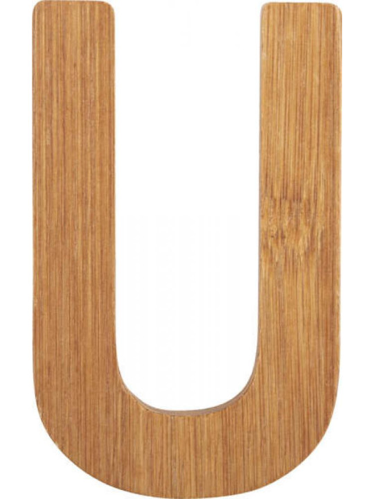 ABC Bamboo Letters U