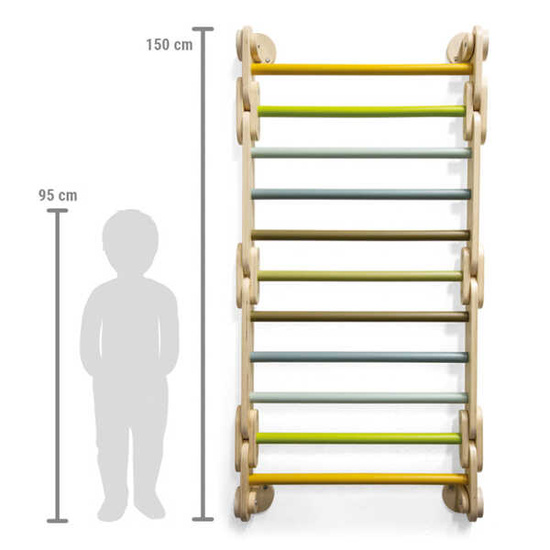 2-in-1 Climbing Triangle Wall Bars "Adventure"