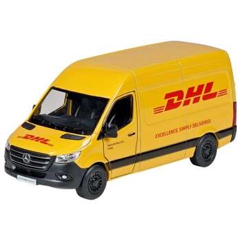 Furgonetka DHL - Mercedes Benz Sprinter DHL (skala - 1:48) - długość 12,5 cm