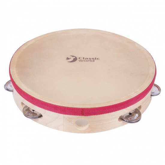 CLASSIC WORLD EDU Instrument Muzyczny Tamburyn 25 cm